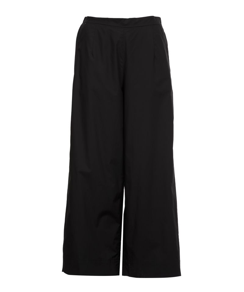 pant wide cropped popeline